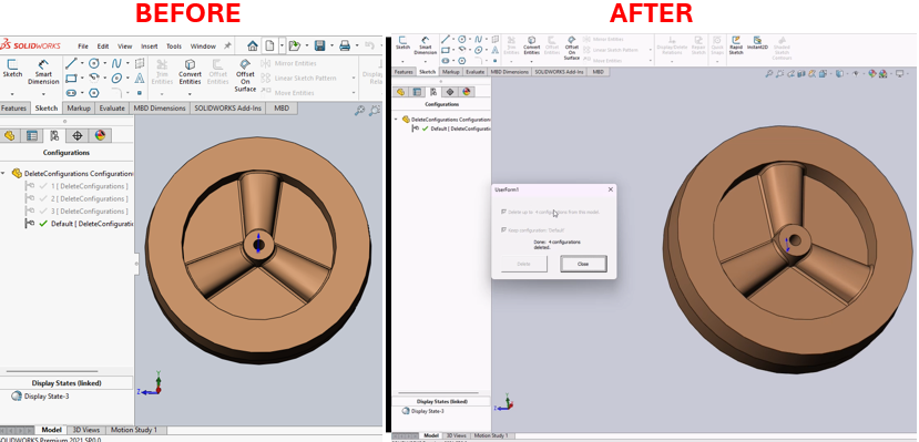 Solidworks Delete Path DeleteAllConfigs: Configuration Management Macro for SolidWorks ...